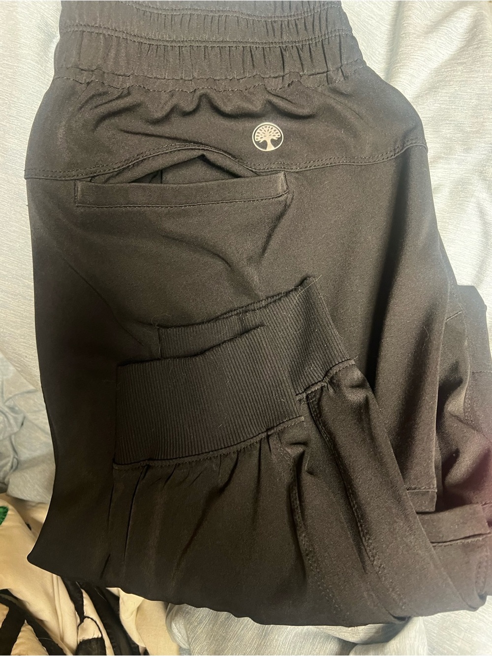 healing hands Black Joggers